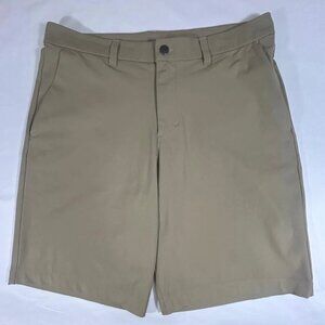 Lululemon Men's Shorts Size 33 Relaxed Fit Tan Khaki
